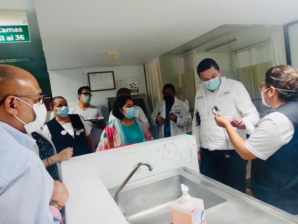 SESA y SNTSA realizan recorrido en el Hospital Regional Emilio Sánchez Piedras